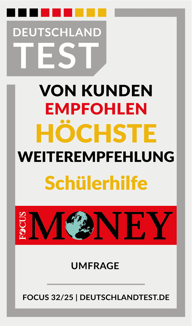 Foto des Siegels Testsieger höchste Weiterempfehlung von Kunden 2025